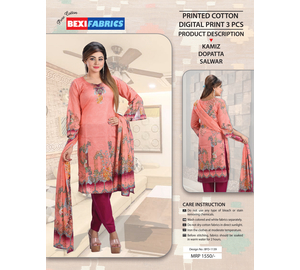 Bexi Printed Cotton Digital Print 3 PCS BF-1139