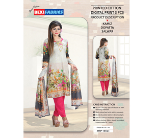 Bexi Printed Cotton Digital Print 3 PCS BF-1143