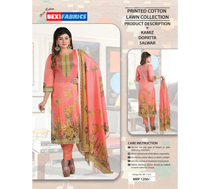 Bexi Printed Cotton Lawn Collection BF-115/3