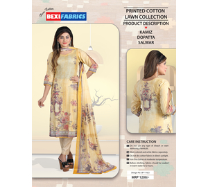 Bexi Printed Cotton Lawn Collection BF-116/2