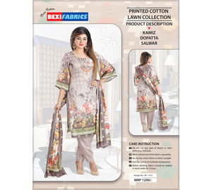 Bexi Printed Cotton Lawn Collection BF-119/2